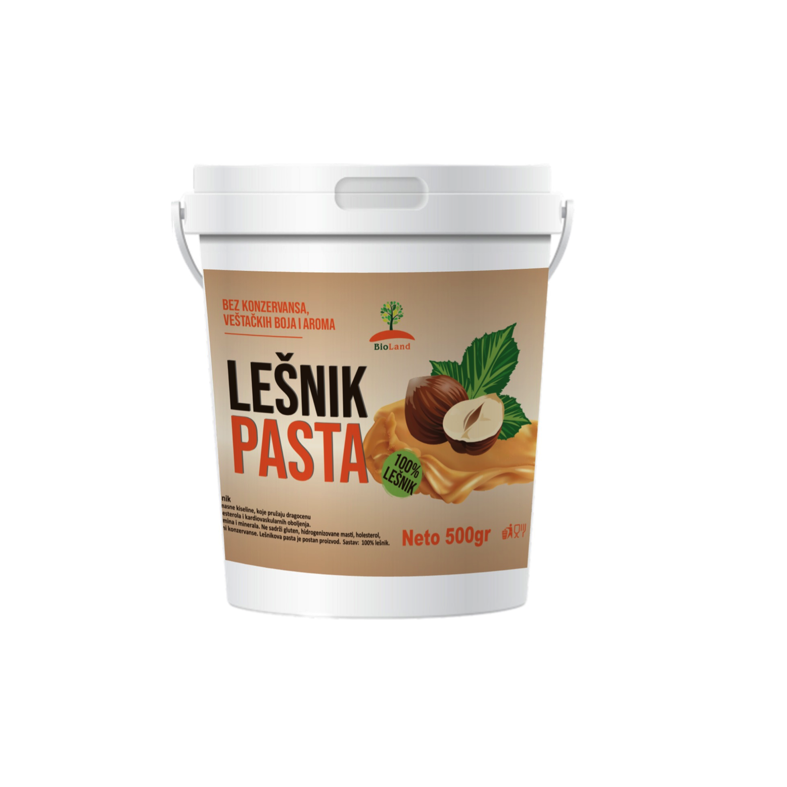 Lešnik pasta 500g